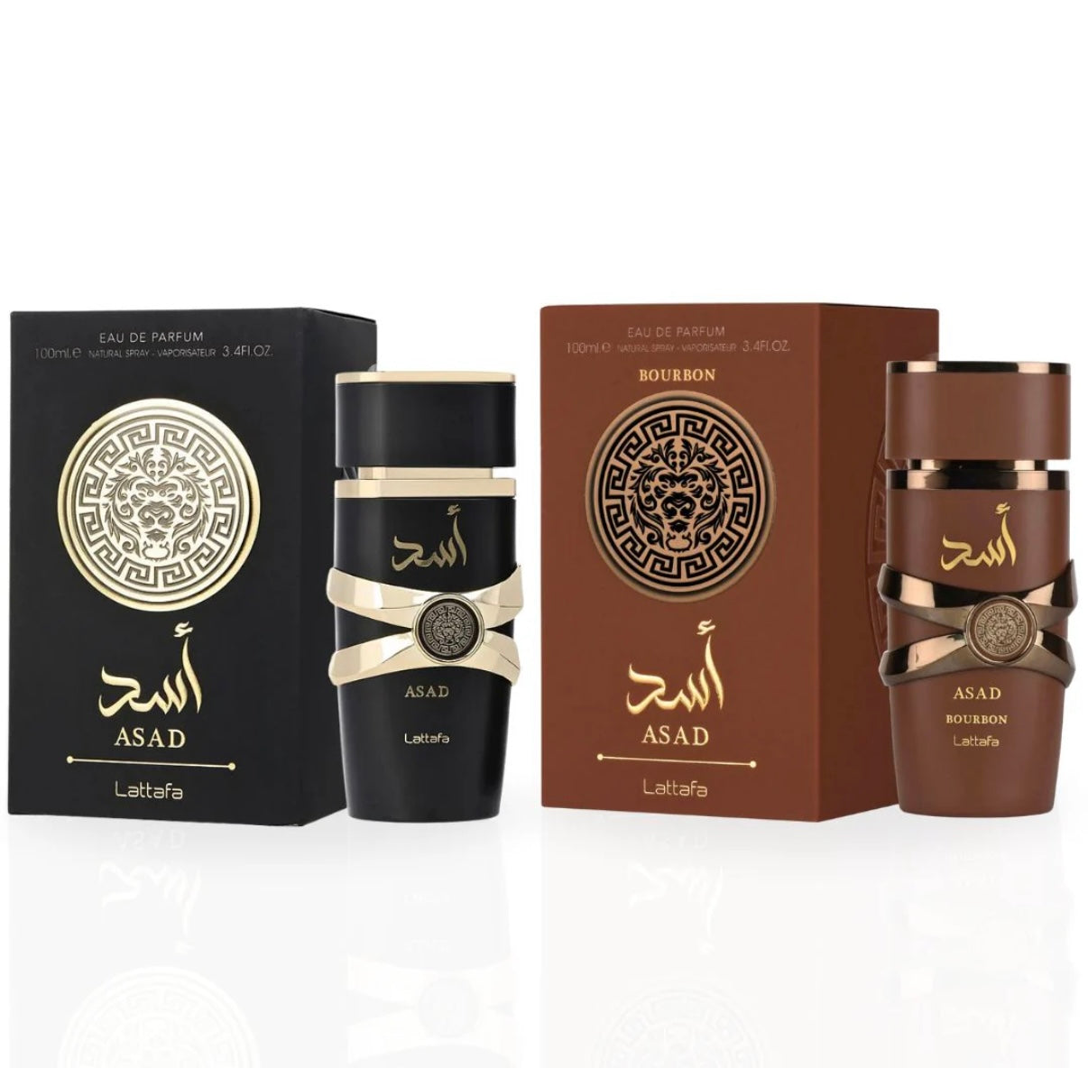 Lattafa Asad & Asad Bourbon Perfume Combo – Men’s Fragrance Set