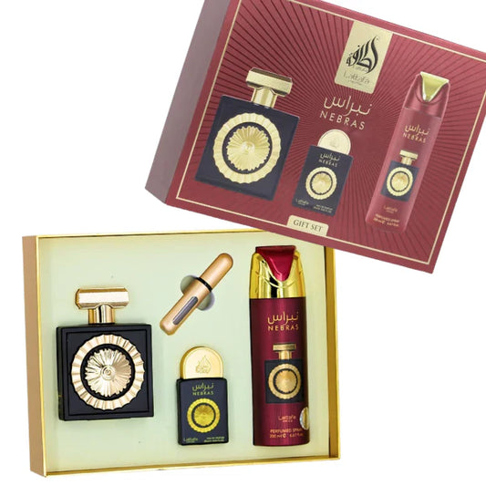 Lattafa Pride Nebras 4pcs Gift Set â The Ultimate Luxury Experience!