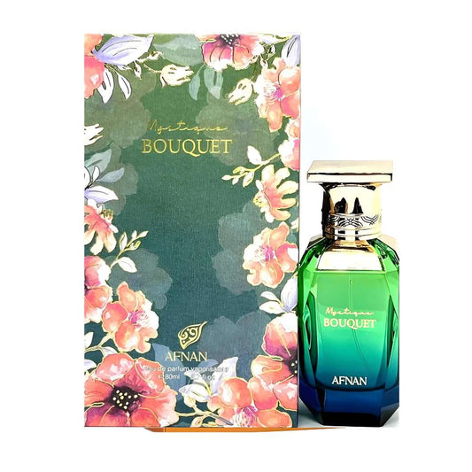 Afnan Mystique Bouquet EDP 2.7 fl oz (80 ml) â Elegant Floral Fruity Womenâs Perfume