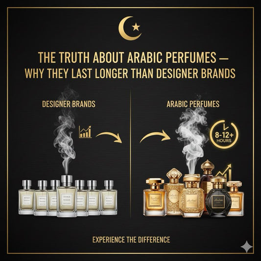 The Truth About Arabic Perfumes — Why They Last Longer Than Designer Brands