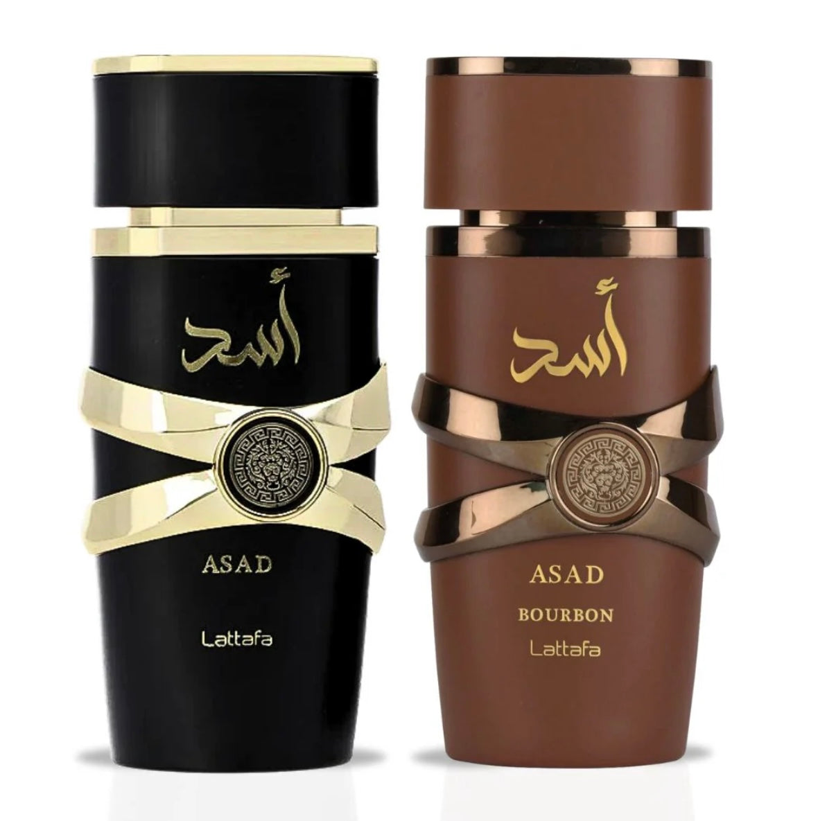 Lattafa Asad & Asad Bourbon Perfume Combo – Men’s Fragrance Set