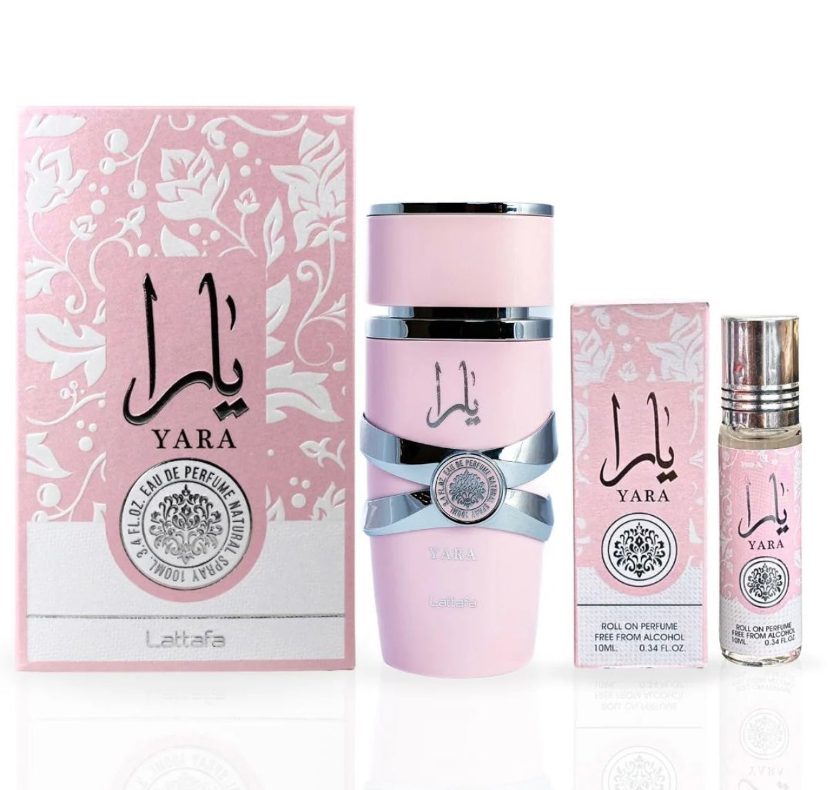 Lattafa Yara Perfume & Roll-On Combo – 100 ml + 10 ml
