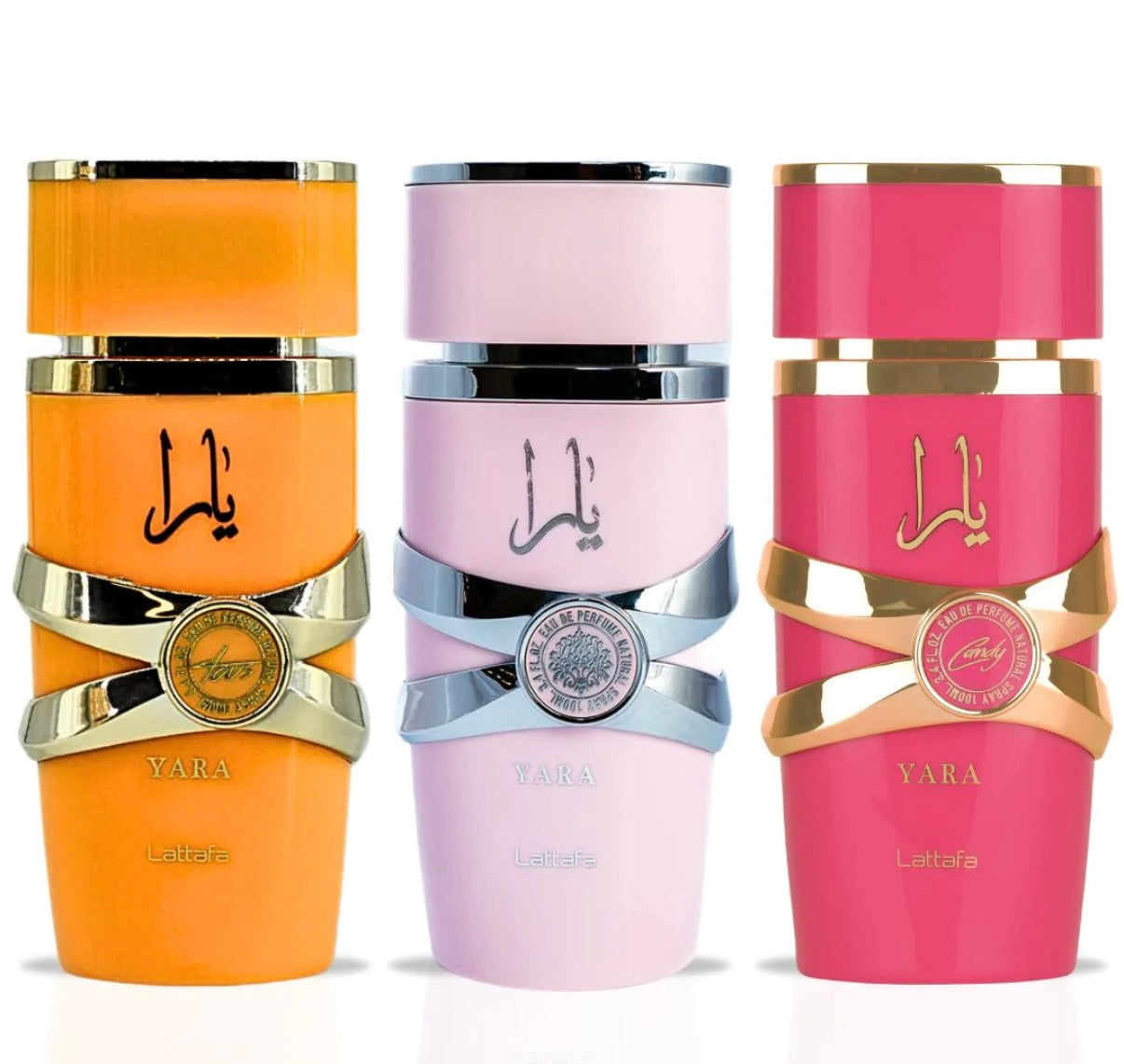 Lattafa Yara 3-Piece Perfume Combo – Yara, Yara Tous & Yara Candy