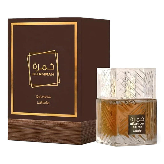 Lattafa Khamrah Qahwa Eau De Parfum 100 ml â Unisex Fragrance Inspired by Coffee & Warm Spices
