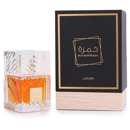 Lattafa Khamrah Eau de Parfum 100ml – sweet vanilla cinnamon gourmand perfume
