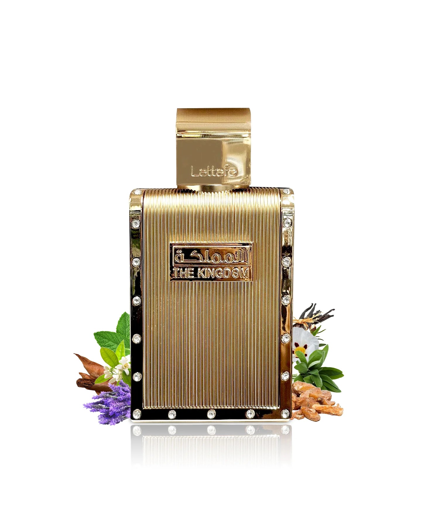 Lattafa Kingdom Women Eau De Parfum 100ml – Long-Lasting Fruity Floral Powdery Perfume for Women by Lattafa